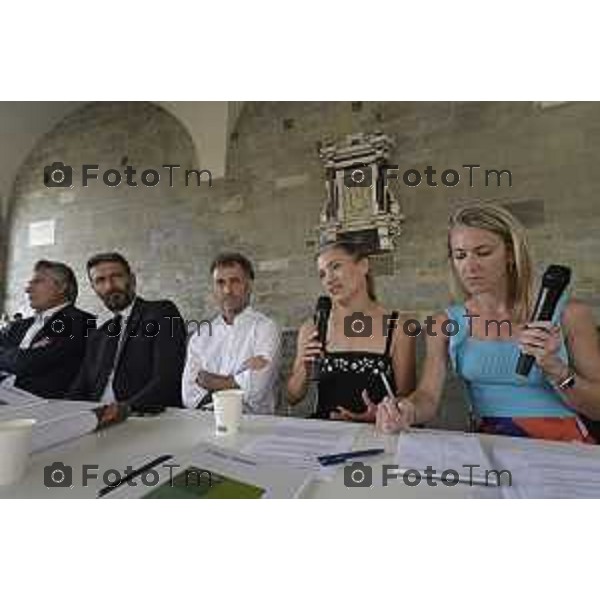 Tiziano Manzoni/LaPresse 05-9- 2025 Italia Cronaca Bergamo presentazione Landscape Festival I Maestri del Paesaggio quindicesima edizione Protagonista dell\'edizione 2025 sarà Sarah Price, tra le voci più influenti del Landscape design contemporaneo, che firmerà la nuova visione della Green Square in Piazza Vecchia, cuore simbolico del Festival.