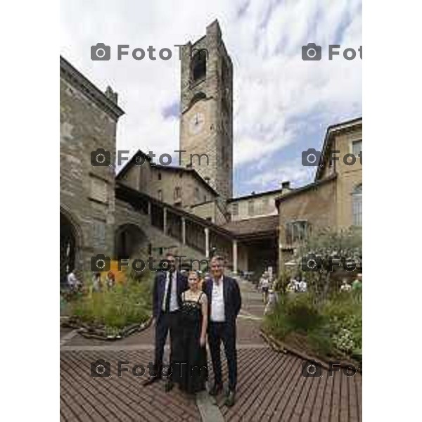 Tiziano Manzoni/LaPresse 05-9- 2025 Italia Cronaca Bergamo presentazione Landscape Festival I Maestri del Paesaggio quindicesima edizione Protagonista dell\'edizione 2025 sarà Sarah Price, tra le voci più influenti del Landscape design contemporaneo, che firmerà la nuova visione della Green Square in Piazza Vecchia, cuore simbolico del Festival.