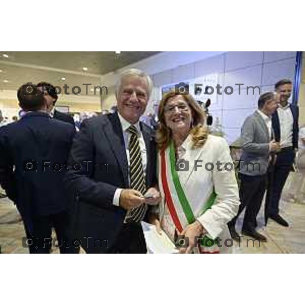 Tiziano Manzoni/LaPresse 05-9- 2025 Italia Cronaca Bergamo Fiera Nuova e Promoberg inaugurazione Fiera di Sant’Alessandro 2025.