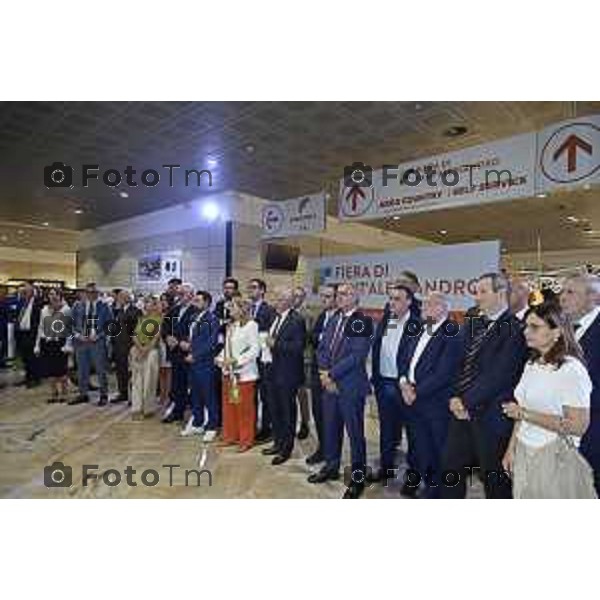 Tiziano Manzoni/LaPresse 05-9- 2025 Italia Cronaca Bergamo Fiera Nuova e Promoberg inaugurazione Fiera di Sant’Alessandro 2025.