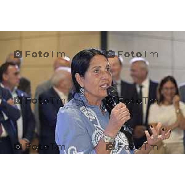 Tiziano Manzoni/LaPresse 05-9- 2025 Italia Cronaca Bergamo Fiera Nuova e Promoberg inaugurazione Fiera di Sant’Alessandro 2025.