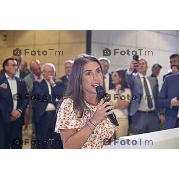 Tiziano Manzoni/LaPresse 05-9- 2025 Italia Cronaca Bergamo Fiera Nuova e Promoberg inaugurazione Fiera di Sant’Alessandro 2025.