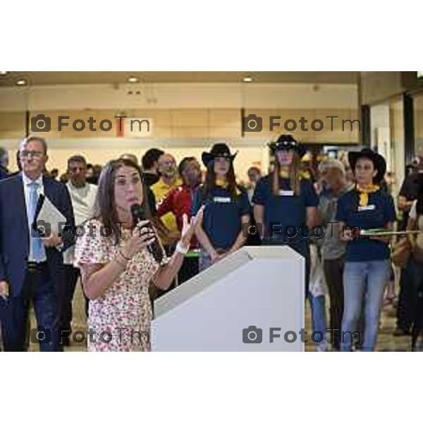 Tiziano Manzoni/LaPresse 05-9- 2025 Italia Cronaca Bergamo Fiera Nuova e Promoberg inaugurazione Fiera di Sant’Alessandro 2025.