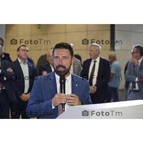 Tiziano Manzoni/LaPresse 05-9- 2025 Italia Cronaca Bergamo Fiera Nuova e Promoberg inaugurazione Fiera di Sant’Alessandro 2025.