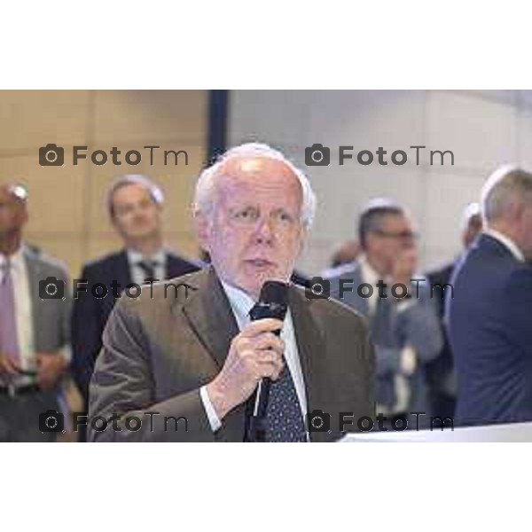 Tiziano Manzoni/LaPresse 05-9- 2025 Italia Cronaca Bergamo Fiera Nuova e Promoberg inaugurazione Fiera di Sant’Alessandro 2025.