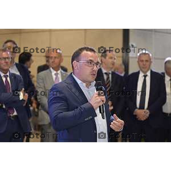 Tiziano Manzoni/LaPresse 05-9- 2025 Italia Cronaca Bergamo Fiera Nuova e Promoberg inaugurazione Fiera di Sant’Alessandro 2025.