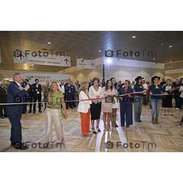 Tiziano Manzoni/LaPresse 05-9- 2025 Italia Cronaca Bergamo Fiera Nuova e Promoberg inaugurazione Fiera di Sant’Alessandro 2025.