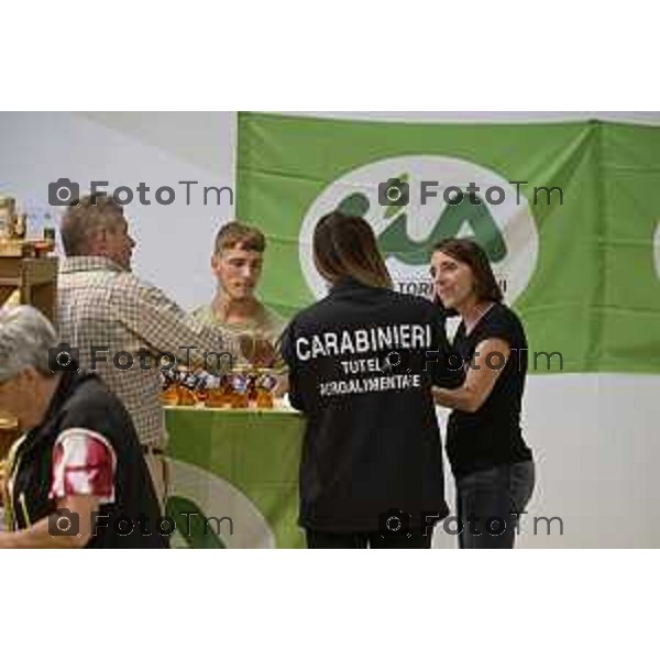 Tiziano Manzoni/LaPresse 05-9- 2025 Italia Cronaca Bergamo Fiera Nuova Bergamo Carabinieri per la Tutela Agroalimentare. CTA