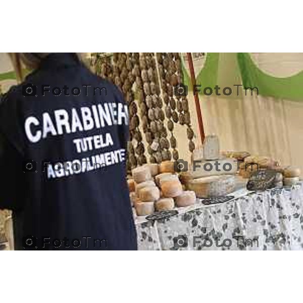 Tiziano Manzoni/LaPresse 05-9- 2025 Italia Cronaca Bergamo Fiera Nuova Bergamo Carabinieri per la Tutela Agroalimentare. CTA