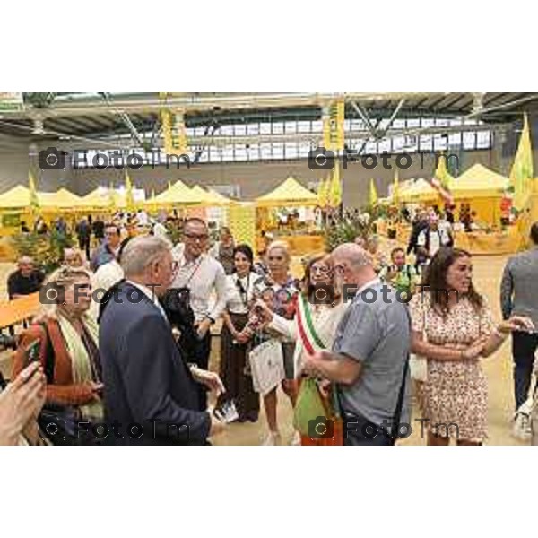 Tiziano Manzoni/LaPresse 05-9- 2025 Italia Cronaca Bergamo Fiera Nuova e Promoberg inaugurazione Fiera di Sant’Alessandro 2025.