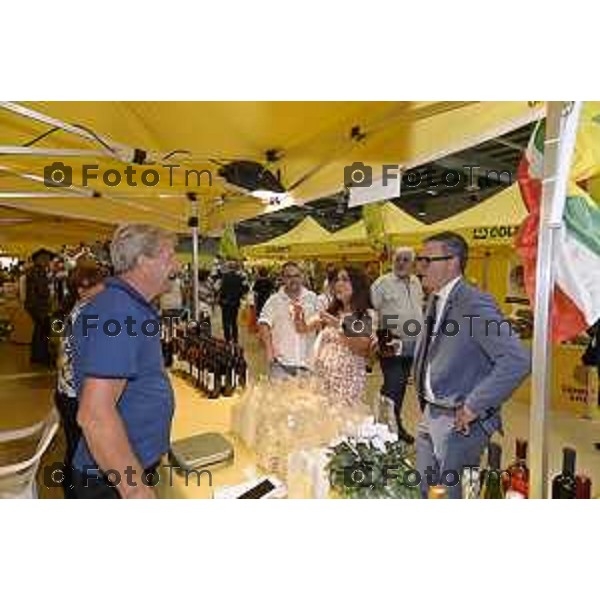 Tiziano Manzoni/LaPresse 05-9- 2025 Italia Cronaca Bergamo Fiera Nuova e Promoberg inaugurazione Fiera di Sant’Alessandro 2025.