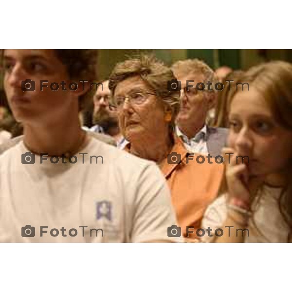 Tiziano Manzoni/LaPresse 8--9- 2025 Italia Cronaca Bergamo Bergamo presentazione del manifesto Scuole dell\'Opera Sant\'Alessandro