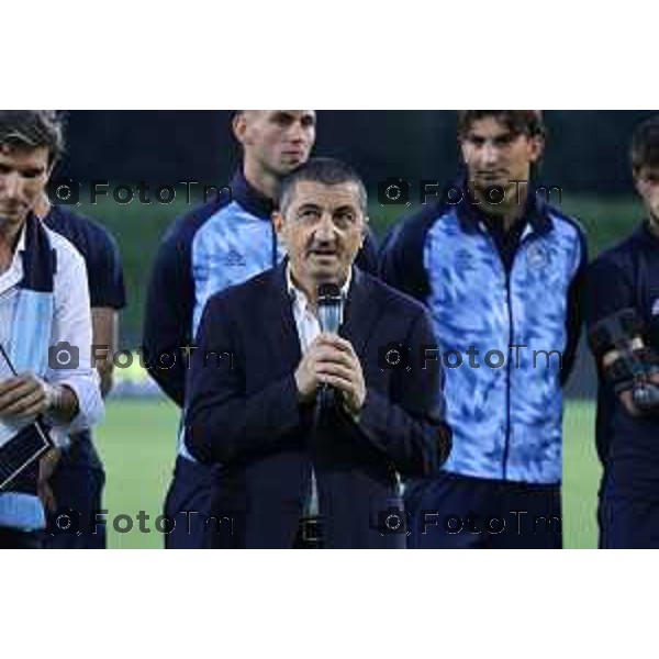 Tommaso Berardi/LaPresse 08-09-2025 Italia Cronaca Zanica BG. Evento Presentazione Stagione AlbinoLeffe, Obbedio Antonio, DS AlbinoLeffe