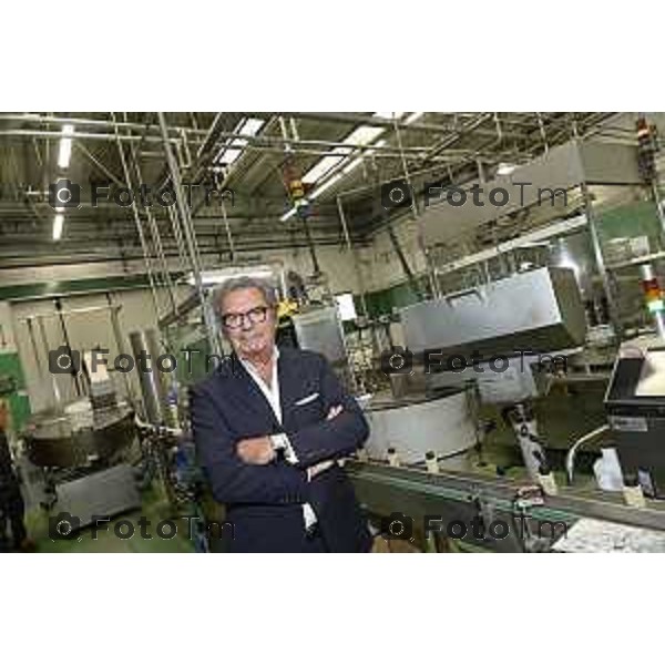 Tiziano Manzoni/LaPresse 10-9- 2025 Italia CronacaBergamo Visita azienda Allegrini a Grassobio Ad Gianluigi Fornoni direttore stablimento bg Josta Fratelli