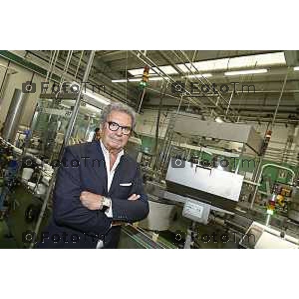 Tiziano Manzoni/LaPresse 10-9- 2025 Italia CronacaBergamo Visita azienda Allegrini a Grassobio Ad Gianluigi Fornoni direttore stablimento bg Josta Fratelli