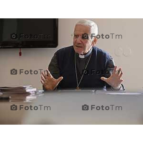 Tiziano Manzoni/LaPresse 12-9- 2025 Italia Cronaca Bergamo presentazione bilancio di missione della diocesi Bg con il vescovo