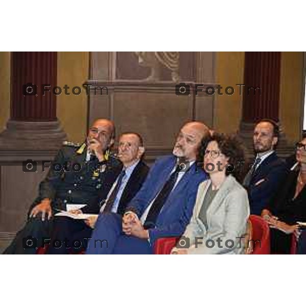 Tiziano Manzoni/LaPresse 18-9- 2025 Italia Cronaca Bergamo Fondazione Bpb EF e Intesa Sanpaolo convegno ,Territorio e visione. Generare futuro insieme