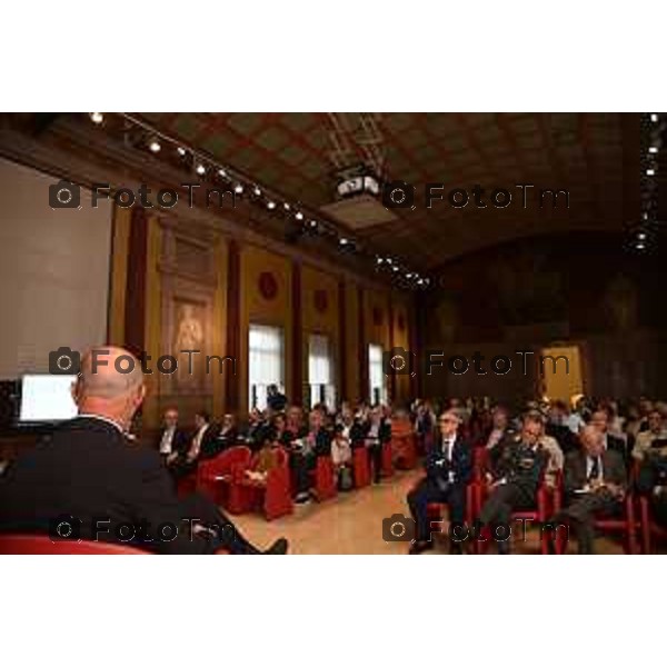 Tiziano Manzoni/LaPresse 18-9- 2025 Italia Cronaca Bergamo Fondazione Bpb EF e Intesa Sanpaolo convegno ,Territorio e visione. Generare futuro insieme