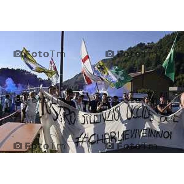 Tiziano Manzoni/LaPresse 20-9- 2025 Italia Cronaca Bergamo Pontida BG raduno leghista sul pratone corteo dei Giovani Padani