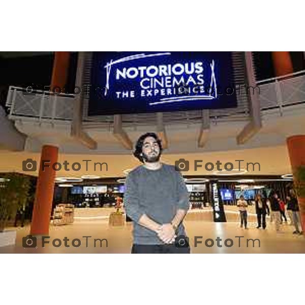 Tiziano Manzoni/LaPresse 5-9- 2025 Italia Cronaca BergamoCurno Max Angioni incontrerà il pubblico al Notorious Cinemas del film "Esprimi un desiderio" insieme al regista Volfango De Biasi.