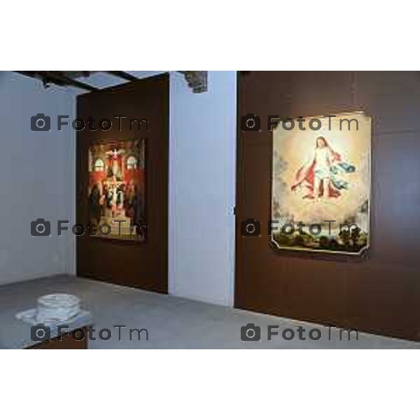 Tiziano Manzoni/LaPresse2 5-9- 2025 Italia Cronaca Bergamo La Diocesi di Bergamo presenta ‘il Bernareggi’, il nuovo Museo Diocesano di Bergamo, nel cuore di Città Alta il percorso museale e le opere in esposizione, accompagnati dal Vescovo di Bergamo Mons. Francesco Beschi.