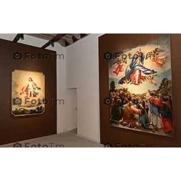 Tiziano Manzoni/LaPresse2 5-9- 2025 Italia Cronaca Bergamo La Diocesi di Bergamo presenta ‘il Bernareggi’, il nuovo Museo Diocesano di Bergamo, nel cuore di Città Alta il percorso museale e le opere in esposizione, accompagnati dal Vescovo di Bergamo Mons. Francesco Beschi.