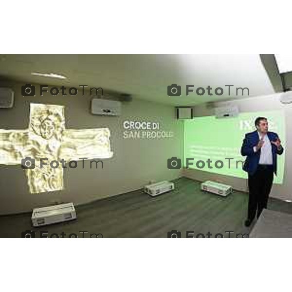 Tiziano Manzoni/LaPresse2 5-9- 2025 Italia Cronaca Bergamo La Diocesi di Bergamo presenta ‘il Bernareggi’, il nuovo Museo Diocesano di Bergamo, nel cuore di Città Alta il percorso museale e le opere in esposizione, accompagnati dal Vescovo di Bergamo Mons. Francesco Beschi.