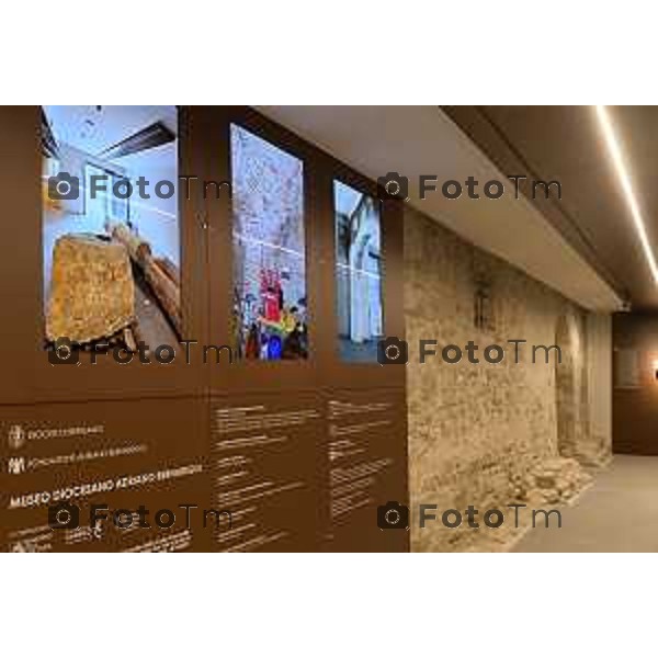 Tiziano Manzoni/LaPresse2 5-9- 2025 Italia Cronaca Bergamo La Diocesi di Bergamo presenta ‘il Bernareggi’, il nuovo Museo Diocesano di Bergamo, nel cuore di Città Alta il percorso museale e le opere in esposizione, accompagnati dal Vescovo di Bergamo Mons. Francesco Beschi.