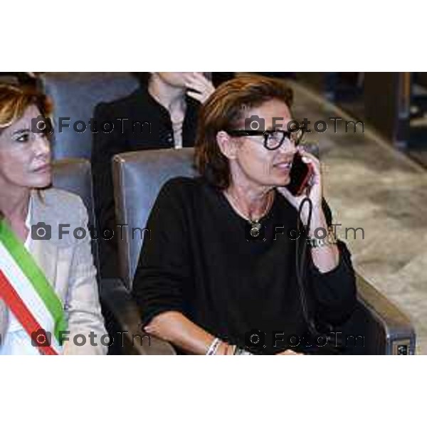 Tiziano Manzoni/LaPresse26-9- 2025 Italia Cronaca Bergamo dottorande e ai dottorandi del XLI ciclo, Rettore prof. Sergio Cavalieri e del prof. Gianpietro Cossali, Direttore della Scuola di Alta Formazione Davide Vettore (Ingegneria e Scienze Applicate) e la dott.ssa Gaia Cristinziano (Studi umanistici transculturali). prof.ssa Sigrid Adriaenssens della Princeton University