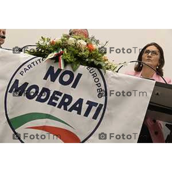 Tiziano Manzoni/LaPresse 26-09- 2025 Italia Cronaca Noi moderati” coordinatore regionale On. Alessandro Colucci e della Senatrice Mariastella Gelmini