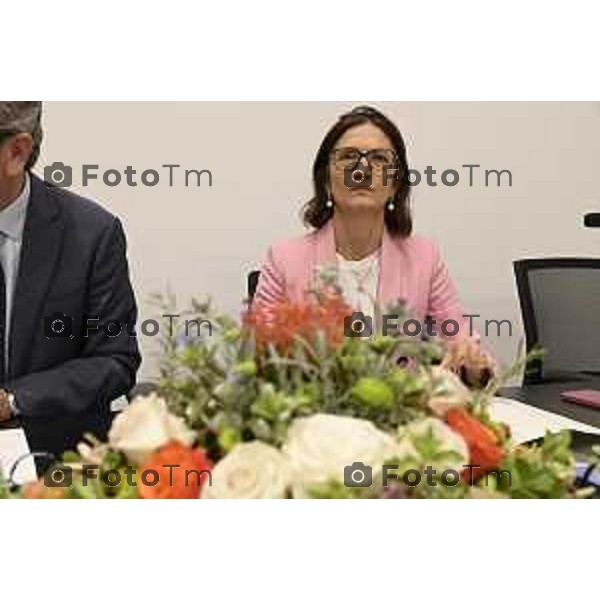 Tiziano Manzoni/LaPresse 26-09- 2025 Italia Cronaca Noi moderati” coordinatore regionale On. Alessandro Colucci e della Senatrice Mariastella Gelmini