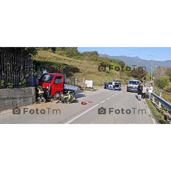 Tiziano Manzoni/LaPresse7-10- 2025 Bergamo, Italia CronacaCenate Sopra incidente investimento