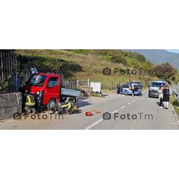 Tiziano Manzoni/LaPresse7-10- 2025 Bergamo, Italia CronacaCenate Sopra incidente investimento