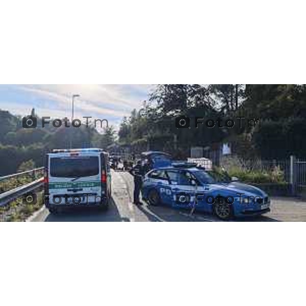 Tiziano Manzoni/LaPresse7-10- 2025 Bergamo, Italia CronacaCenate Sopra incidente investimento