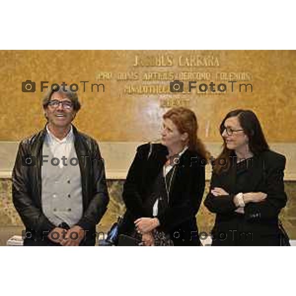 Tiziano Manzoni/LaPresse 9-10- 2025 Italia Cronaca Bergamo Accademia mostra opere, a storia della raffinata tecnica della pittura su pietra a cura di Patrizia Cavazzini con la collaborazione di Maria Luisa Pacelli