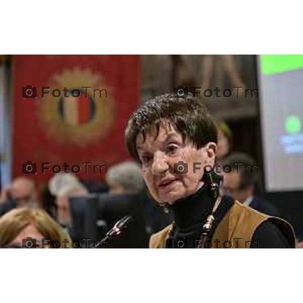 Tiziano Manzoni/LaPresse 21-09- 2025 Italia Cronaca Bergamo Valentina Lanfranchi consiglio comunale del 13-10-2025