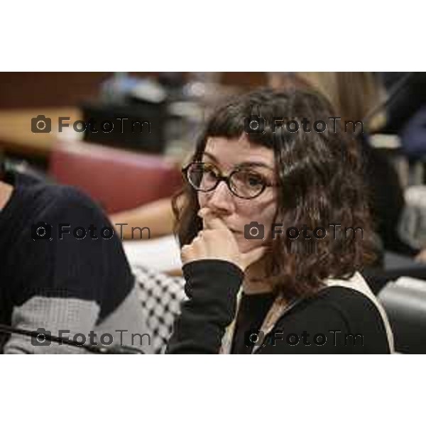 Tiziano Manzoni/LaPresse 21-09- 2025 Italia Cronaca Bergamo Valentina Lanfranchi consiglio comunale del 13-10-2025