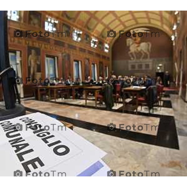 Tiziano Manzoni/LaPresse 21-09- 2025 Italia Cronaca Bergamo Valentina Lanfranchi consiglio comunale del 13-10-2025