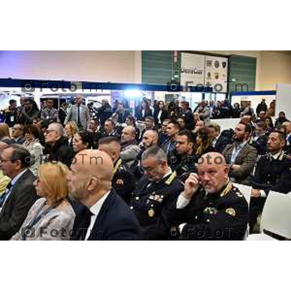 Tiziano Manzoni/LaPresse 10-10- 2025 Italia Cronaca Bergamo Fiera di Bergamo la quarta edizione del Forum nazionale della Polizia Locale