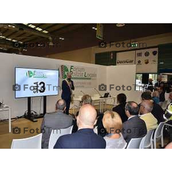 Tiziano Manzoni/LaPresse 10-10- 2025 Italia Cronaca Bergamo Fiera di Bergamo la quarta edizione del Forum nazionale della Polizia Locale