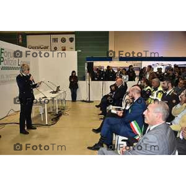 Tiziano Manzoni/LaPresse 10-10- 2025 Italia Cronaca Bergamo Fiera di Bergamo la quarta edizione del Forum nazionale della Polizia Locale