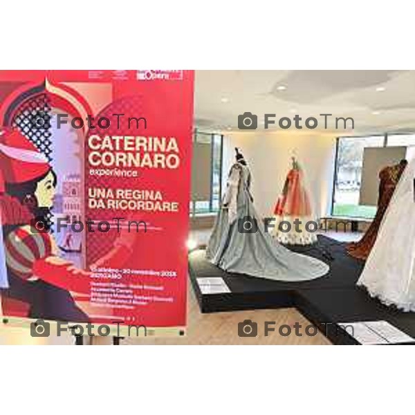 Tiziano Manzoni/LaPresse 15-10- 2025 Italia Cronaca Bergamo Donizetti Studio mostra Caterina Cornaro experience. Una regina da ricordare