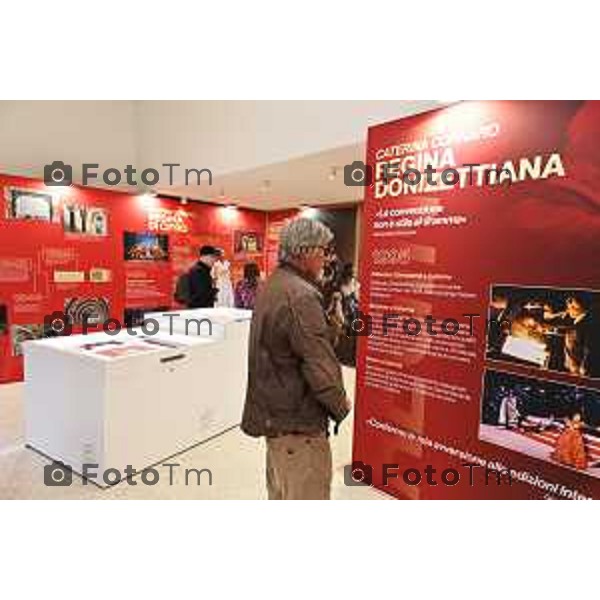 Tiziano Manzoni/LaPresse 15-10- 2025 Italia Cronaca Bergamo Donizetti Studio mostra Caterina Cornaro experience. Una regina da ricordare