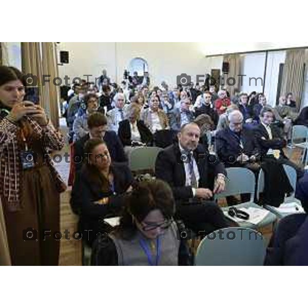 Tiziano Manzoni/LaPresse 16-10- 2025 Italia Cronaca Bergamo Bergamo ’ex Monastero di Astino, Conferenza Europea sulle Comunità Energetiche Rinnovabili (CER).