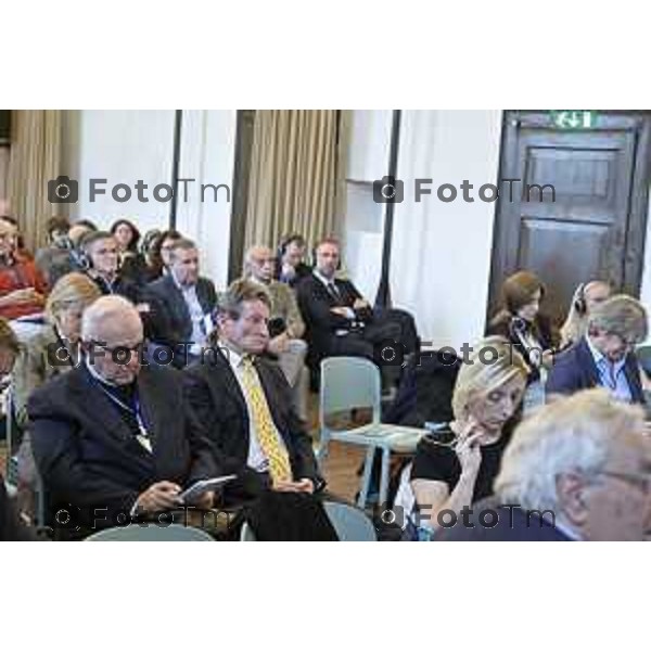 Tiziano Manzoni/LaPresse 16-10- 2025 Italia Cronaca Bergamo Bergamo ’ex Monastero di Astino, Conferenza Europea sulle Comunità Energetiche Rinnovabili (CER).
