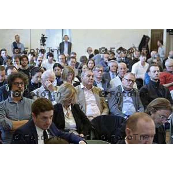 Tiziano Manzoni/LaPresse 16-10- 2025 Italia Cronaca Bergamo Bergamo ’ex Monastero di Astino, Conferenza Europea sulle Comunità Energetiche Rinnovabili (CER).