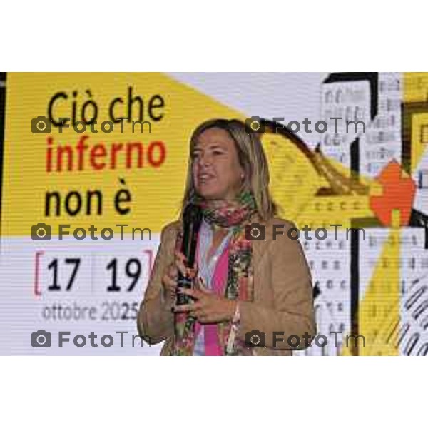 Tiziano Manzoni/LaPresse 17-09- 2025 Italia Cronaca Festival BergamoIncontra presso ChorusLife Marcella Messina, Assessora, Assessorato politiche sociali, longevità, salute, sport del Comune di Bergamo