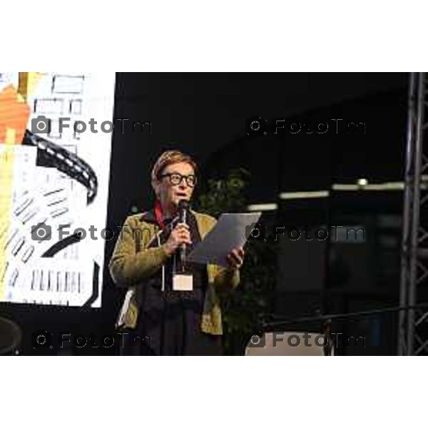 Tiziano Manzoni/LaPresse 17-09- 2025 Italia Cronaca Festival BergamoIncontra presso ChorusLife Michela Milesi, Presidente Associazione BergamoIncontra