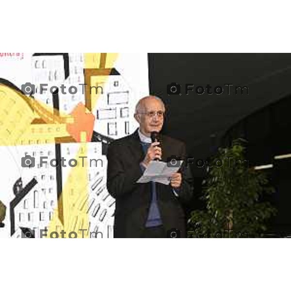 Tiziano Manzoni/LaPresse 17-09- 2025 Italia Cronaca Festival BergamoIncontra presso ChorusLife Mons. Davide Pelucchi, Vicario Generale della Diocesi di Bergamo