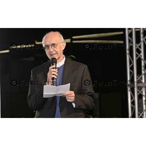 Tiziano Manzoni/LaPresse 17-09- 2025 Italia Cronaca Festival BergamoIncontra presso ChorusLife Mons. Davide Pelucchi, Vicario Generale della Diocesi di Bergamo